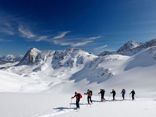 Skitouren gehen in der Region Schladming-Dachstein beim Urlaub am Bauernhof Haufhof nahe Schladming